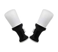 NULYLU Neck Duster Brush Multipurpose Hair Sweep Brush 2pcs with Soft Nylon Bristles and Plastic Handle for Efficient Hair Cleanup for Hairdressers in Barbershop and Salon Use