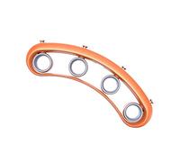 NULYLU Orange Guitar Finger Expander Trainer for Left Hand, Instrument Assistance Practice Tool Compatible Piano and Ukulele, Essential Finger Stretching Aid for Music Training