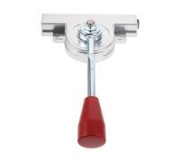 NULYLU Outboard Motor Throttle Controller for Mixer Truck and Excavator, Metal Manual Throttle Control Lever with Silver Finish, Designed for Precise Control and Worksite Efficiency