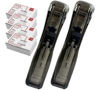 NULYLU Paper Clip Dispenser Refill Paper Clip Dispenser Document Binding Tool Smooth Design Plastic Iron Fastener for Office Managing Documents Suitable for Students and Staff