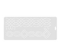 NULYLU Patchwork Template Quilting Template White Pp Material Hollow Design DIY Sewing Creativity Enhancer Ensures Professional Designs for Sewing and Quilting Projects