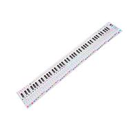 NULYLU Piano Keyboard Aid 88 Key Practice Paper Chart Piano Keyboard Guide Paper for Beginners