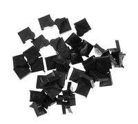 NULYLU Plastic Buckles Sturdy Pp Plastic Fixed Buckles 40pcs for Shoe Cabinet and Wardrobe with Four Directions Lock Slots, Convenient Cleaning and No Drill Installation, Simple Design