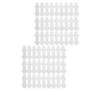 NULYLU Plastic Panel Fence 6 Pcs Outdoor Pet Puppy Exercise Pen and Tortoise Enclosure for Garden Yard Detachable Feature