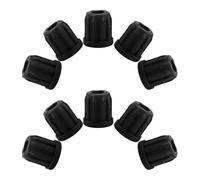 NULYLU Plastic Stem Inserts Socket 10Pcs Caster Socket Sleeve Inserts Caps 1 Inch Replacement Sleeves for Gaming Chair Wheel Repair and Furniture Castor Fixing