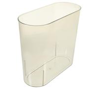 NULYLU Plastic Wastebasket without Lid 31.5×14×28.5cm Household Trash Bin for Bathroom Bedroom Living Room Trash Container