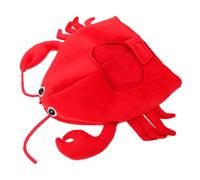 NULYLU Plush Lobster Hat Headband for Adults, Lightweight Soft Red Lobster Costume Accessory with Realistic Design, for Halloween and Ocean Themed Events, Fun Photo Booth Prop