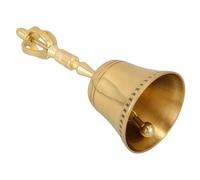 NULYLU Portable Buddha Prayer Bell Buddhist Bell for Home Elegant Temple Instrument for Meditation and Sophisticated Decor for Seniors and Relaxation Spaces