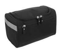 NULYLU Portable Hanging Toiletry Bag with Ample Storage Space for Men and Women Travel Kit Made of Sturdy Oxford Cloth, Sl nd Stylish Cosmetic Organizer for Travel and Camping