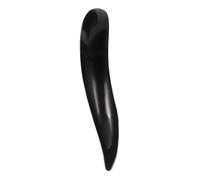 NULYLU Portable Horn Scraping Tool Acupuncture Stick for Neck and Shoulder Massage with Smooth Surface, Black Body Massager Suitable for Home and Business Trip Use