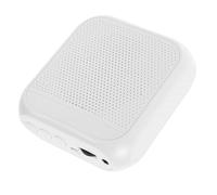 NULYLU Portable Voice Amplifier Wireless Speaker System for Teachers, Rechargeable Wireless Classroom Microphone with High Volume, Compact White Pa Amplifier for Teaching and Training