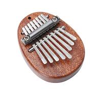 NULYLU Portable Wooden Thumb Piano with Eight Keys, Multi-functional Finger Piano Featuring Crisp Tone and Lightweight Design, for Adults and Professional Use