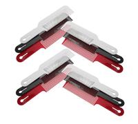 NULYLU Professional Barber Comb Set 12pcs French Combs Wide Tooth for Wet Hair Styling
