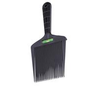 NULYLU Professional Black Plastic Haircut Comb for Styling with Large Wide Teeth and Flexible Design, Massage Scalp Hair Comb for Barber Shop, Salon, and Home Use