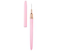 NULYLU Professional Nail Art Pen for Acrylic Nails with Fine Tip Brush Fiber and Copper Material at Home Helping Create Beautiful Patterns and Designs