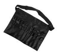 NULYLU Professional Pu Cross-Body Makeup Brush Storage Bag for 32 Brushes, Cosmetic Belt Bag with Adjustable Strap, Portable Makeup Tool Organizer for Travel and On-The-go Use