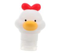 NULYLU Refillable Travel Bottles Leakproof Squeeze Containers for Shampoo Conditioner Face Wash Small Cartoon Duck Holder