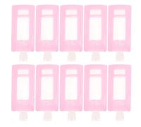 NULYLU Refillable Travel Pouches Portable Lotion Pouches Emulsion Squeeze Bags 90ml Pink Pp Material Easy to Open Leakproof for Daily Life and Travel