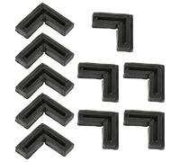 NULYLU Replacement Built-in 90 Degree Corner for Insect Screen Corner Brackets 10pcs Black Plastic Fixed Angle Accessory Screen Door DIY Use