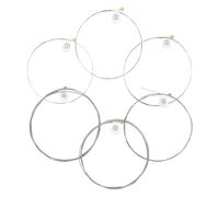 NULYLU Replacement Guitar Strings 6pcs Acoustic Folk Guitar Strings Steel Core