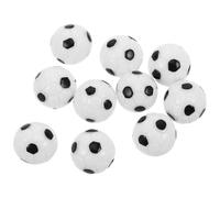 NULYLU Resin Football Ball Pendant Charms for Pendant Creation with Unique 3d Design 10pcs and Support for Major Tournaments, for Bracelets and Presents to Soccer Fans