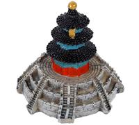 NULYLU Resin Micro Landscape Ornament for Home Desktop Decoration Miniature Building Flower Pot Adornment Resin Material Elegant Tabletop Accent for Flowerpots and Gardens