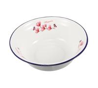 NULYLU Retro Enamel Wash Basin Small Vintage Bowl Enamel Wash Basin Large for Kitchen