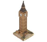 NULYLU Retro Resin Big Sculpture London Clock Tower Model, Sturdy Material Simple Artistic Design, Practical Desktop Decoration for Home or Office