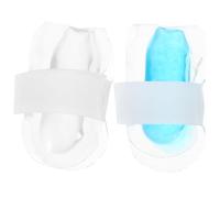 NULYLU Reusable Gel Ice Pack Sleeve with PVC Wrap, 2 Pieces Leak-Proof Cold Compress for Thumb and Joint Support in Arthritis and Injury