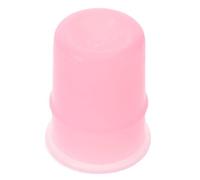 NULYLU S Silicone Vacuum Therapy Cups for Pediatric Massage and Anti-Cellulite Treatment Soft Skin-Friendly Suction Body Lifting in Pink Easy Thumb Cup Design for Family Health Care
