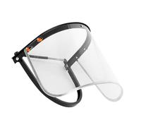 NULYLU Safety Facial Shield for Hard Hat with Visibility and Comfortable Wear, Multi-functional Protective Visor Made of Aluminum Alloy and Pvc for Cutting and Polishing Random Color