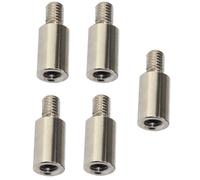 NULYLU Scrapbook Albums Extension Posts 5pcs 1.5cm Iron Silver Plated Screws for Post-bound Photo Albums Easy to Use Handcraft Accessory