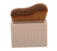 NULYLU Self Tanning Brush Wave Shape Design for Quick Application Portable Soft Body Makeup Applicator for Foundation Convenient Cover for Clean Use for Tanning Anytime Anywhere