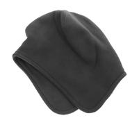 NULYLU Senior Thermal Sleeping Cap - Dark Grey Fleece Beanie Hat - Soft Breathable Sleep Bonnet for Nighttime and Outdoor Use
