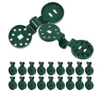 NULYLU Shade Cloth Fixing Clips 50Pcs Plastic Non-Slip Clamps for Greenhouse Mesh and Outdoor Banner Frames
