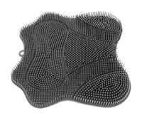 NULYLU Shower Foot Scrubber Mat with Non Slip Suction Cups, Gentle Silicone Material for Dead Skin Removal, Versatile Installation for Bathroom Environments, Exfoliating Bath Foot