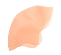 NULYLU Silicone Bald Cap for Monk Cosplay Stretchable Bald Head Cover Realistic Accessory for Parties for Skeletons and Nuns Comfortable Fit for All Head