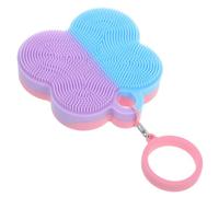 NULYLU Silicone Facial Cleansing Brush Manual Operation Face Scrubber Skin Friendly Exfoliating Face Silicone Scrubber for Deep Pore Cleaning with Box