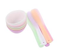 NULYLU Silicone Facial Mask Mixing Bowl for DIY Spa Use, Easy to Clean and Sturdy, for Home Beauty Treatments and Long-term Use Random Color