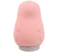 NULYLU Silicone Hot Water Bag with Lovely Pink Cover, Multi-Function Warm Water Pouch for Hand and Menstrual Relief, Portable and Comfortable Hot-Water Bottle for Office Use