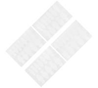 NULYLU Silicone Nail Forms Stickers Nail Art Pattern Creation 4 Sheets for French Manicure Suitable for Daily Using and Important Events