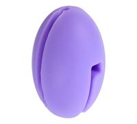 NULYLU Silicone Thermometer Clamp Pot Side Temperature Probe Clip Holder for Cooking Syrup Candy Making Kitchen Utensils with Heat-resistant Silicone, Purple
