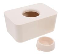 NULYLU Silicone Wet Tissue Dispenser Box with Lid, Large Capacity Wipe Holder for Household and Car Use, Multifunctional and Stylish Tissue Storage Cover Keeps Wipes Clean and Moist