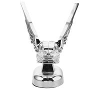 NULYLU Silver Eagle Hood Ornament for Trucks Car Hood Decoration Plastic Material Multi-use Easy Installation Vehicle Decoration Accessory with Lifelike Captivating Appearance
