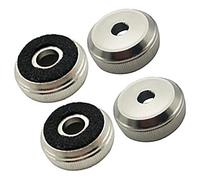 NULYLU Silver Trumpet Valve Covers Replacement Made of Copper, Easy to Install and Improve Accuracy the Key, Suitable for Baritone Horn and Trumpet Repair Accessories