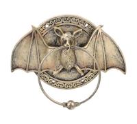 NULYLU Single Front Door Knocker Bat Shape Resin Door Knocker Decorative Easy Installation Property Aesthetic Enhancement
