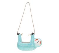 NULYLU Sloth Hanging Desktop Flower Planter Ceramic Cartoon Animal Pot Creative Modern Lovely Aesthetic for Desk around The House