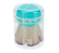 NULYLU Small Fluffy Makeup Brush Portable Powder Brush Makeup Cleanser Blush Applicator for Full Coverage No Shedding for Travel