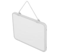 NULYLU Small Hanging Dry Erase Board with Magnetic Surface and Removable Rope, Beige Abs Painted Panel, Erasable Writing Surface for Home Office Use