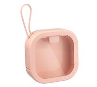 NULYLU Small Organizer Box Hair Tie Organizer Hair Clip Holder Abs Tpe Square Creative Lovely Unique Design Hangs on The Wall for Home Counters